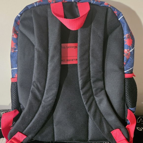 Spider-Man Backpack with Web Design - Picture 3 of 4
